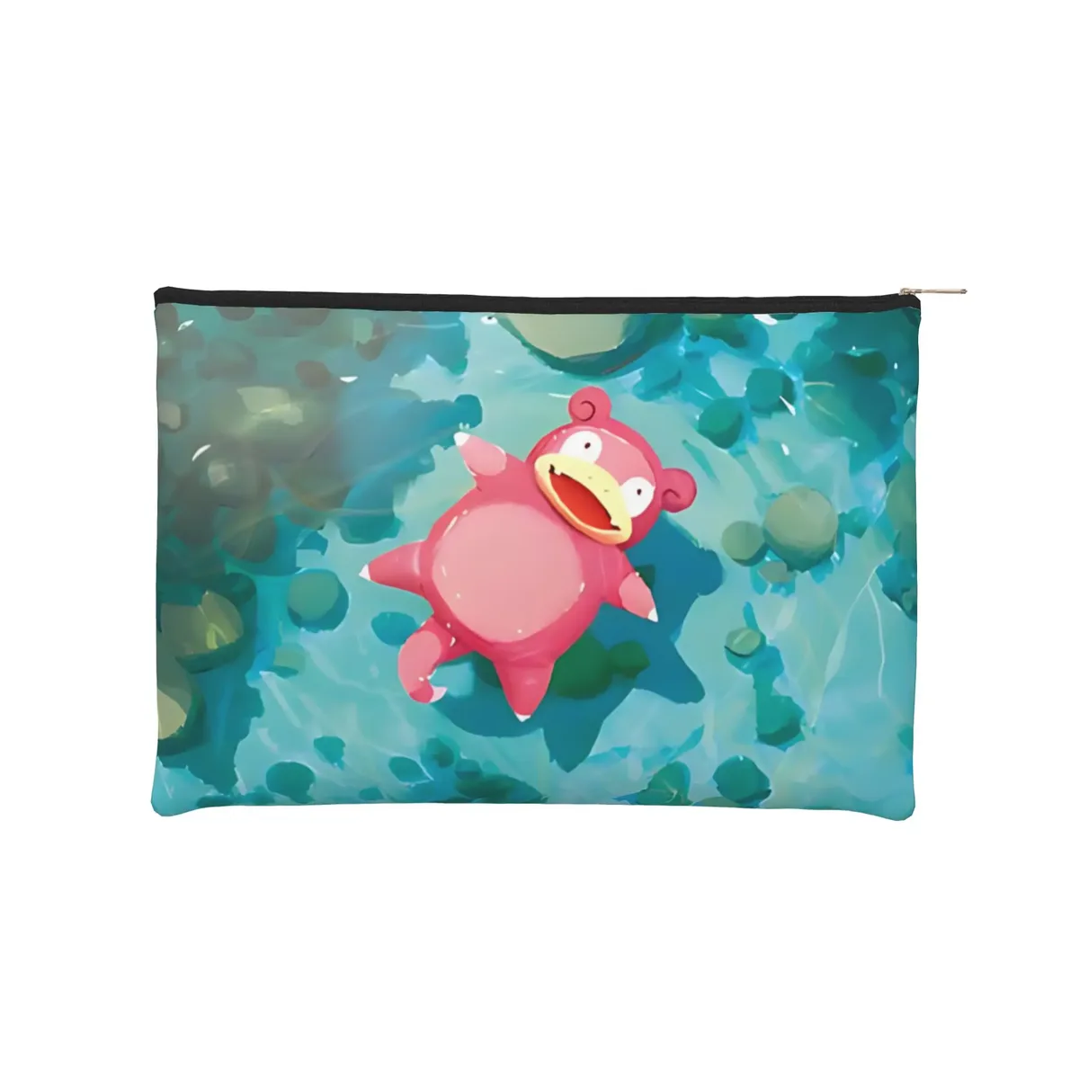 sac pliable mignon sur le thème pokémon, sac de maquillage, trousse de toilette avec fermeture éclair, pochette cosmétique de voyage