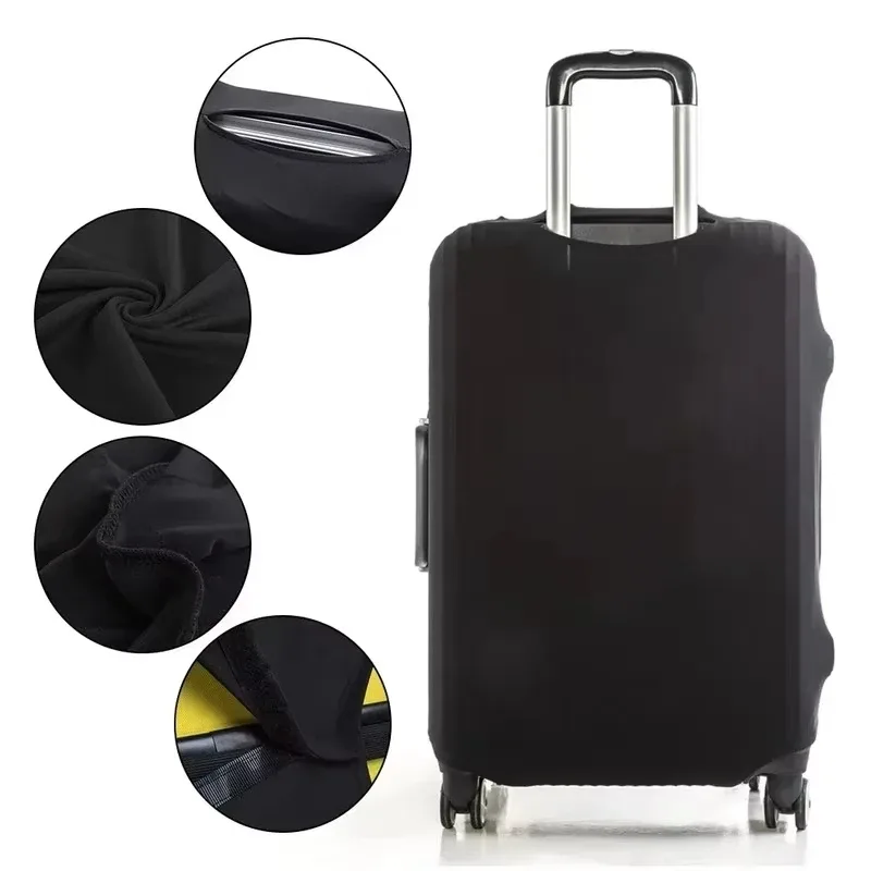 housse de protection élastique pour bagages de voyage, adaptée aux valises de 18 à 30 pouces, housse anti-poussière, accessoires de voyage