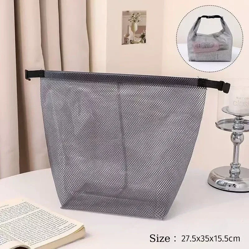 sac de rangement étanche à cordon, sac de toilette unisexe de grande capacité pour la natation, adapté pour la salle de sport, la lessive, les articles de toilette, etc.