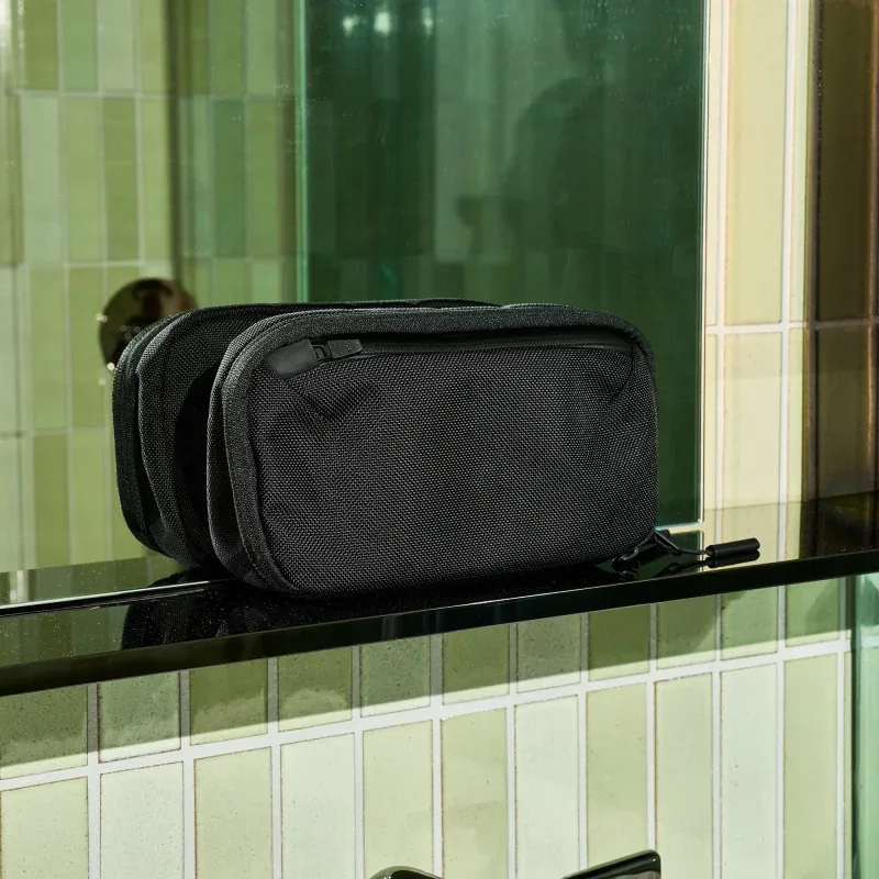trousse de toilette dopp kit 3 x-pac en nylon balistique 1,8 l, résistante à l'eau, multifonctionnelle, pour maquillage, pochette de rangement, design durable