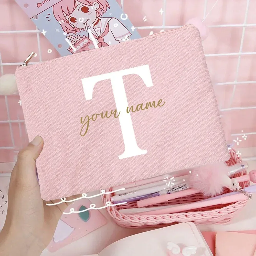 sacs cosmétiques personnalisés avec nom pour demoiselles d'honneur, trousse de maquillage pour filles, trousse de toilette de voyage, cadeaux de mariage et d'anniversaire pour elle