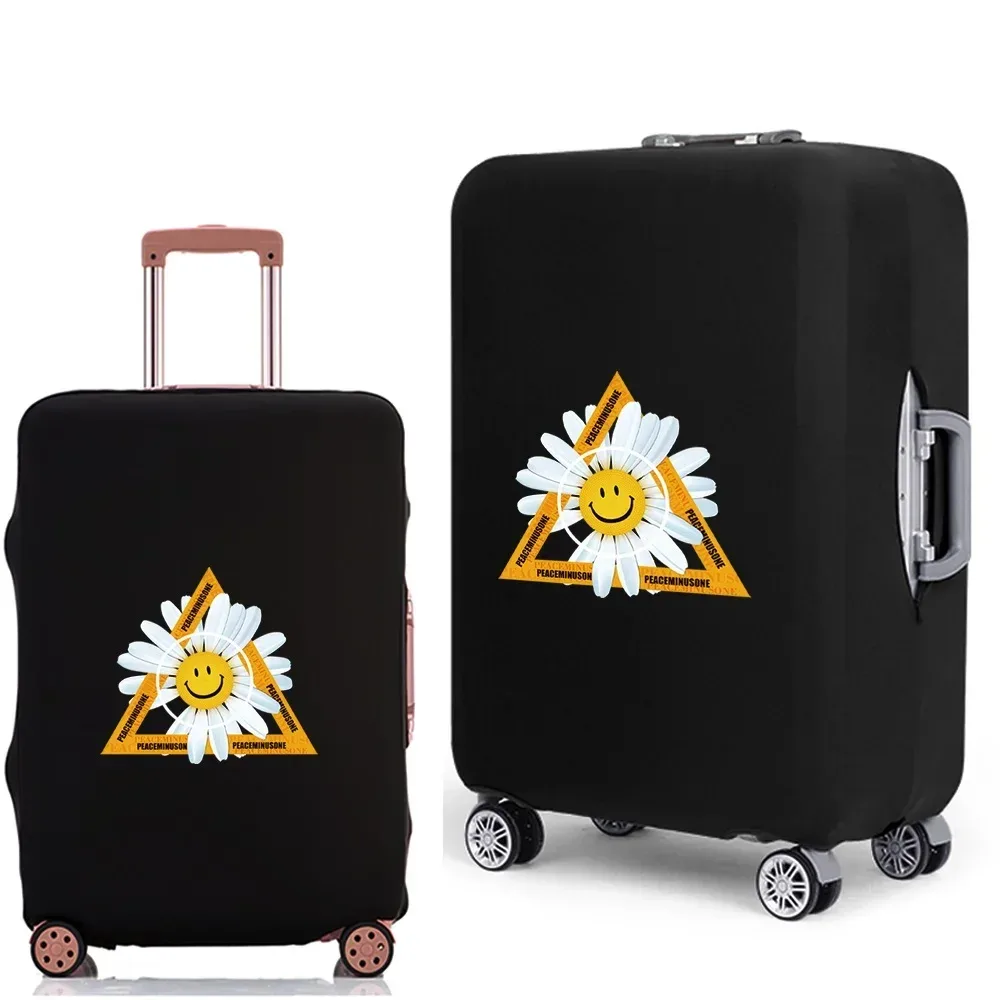 housse de protection pour valise à bagages, épaisse, élastique, anti-poussière, pour valise de 18 à 28 pouces, série daisy, accessoires de voyage