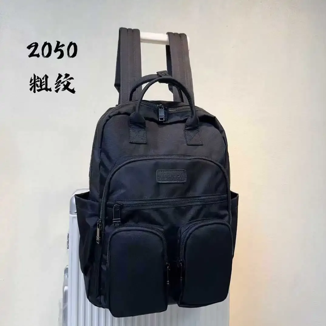 sac à dos en nylon de grande capacité, sac à dos de voyage multi-compartiments avec poignée pour les trajets quotidiens, l'école et les activités de plein air