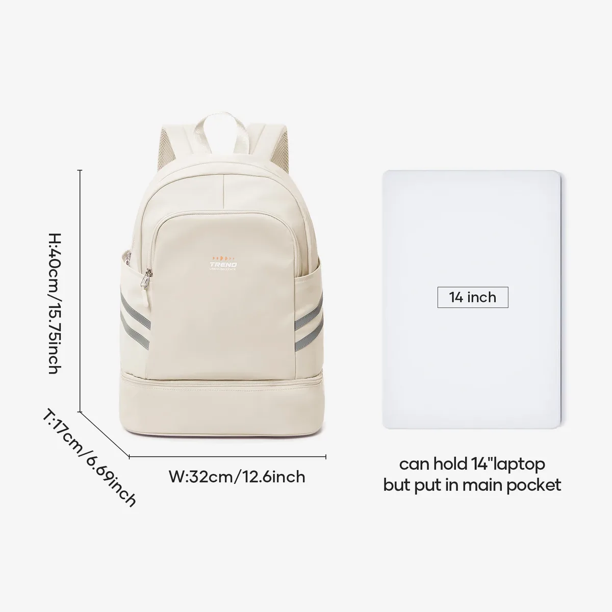 sac à dos de gymnastique pour femmes avec compartiment à chaussures, sac à dos de voyage pour femmes, sac à dos de sport étanche, sac à dos de plage pour fitness et natation 