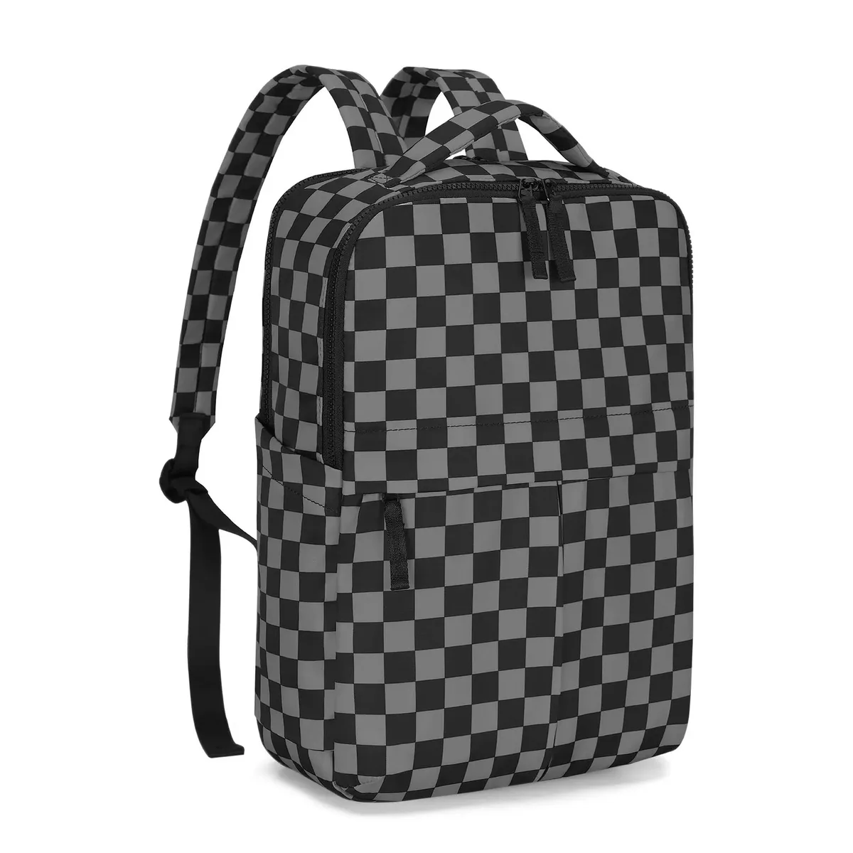 nouveaux sacs à bandoulière à carreaux pour l'école, unisexe, sac à dos tendance, sac de sport en nylon, grande capacité, sac d'entraînement durable