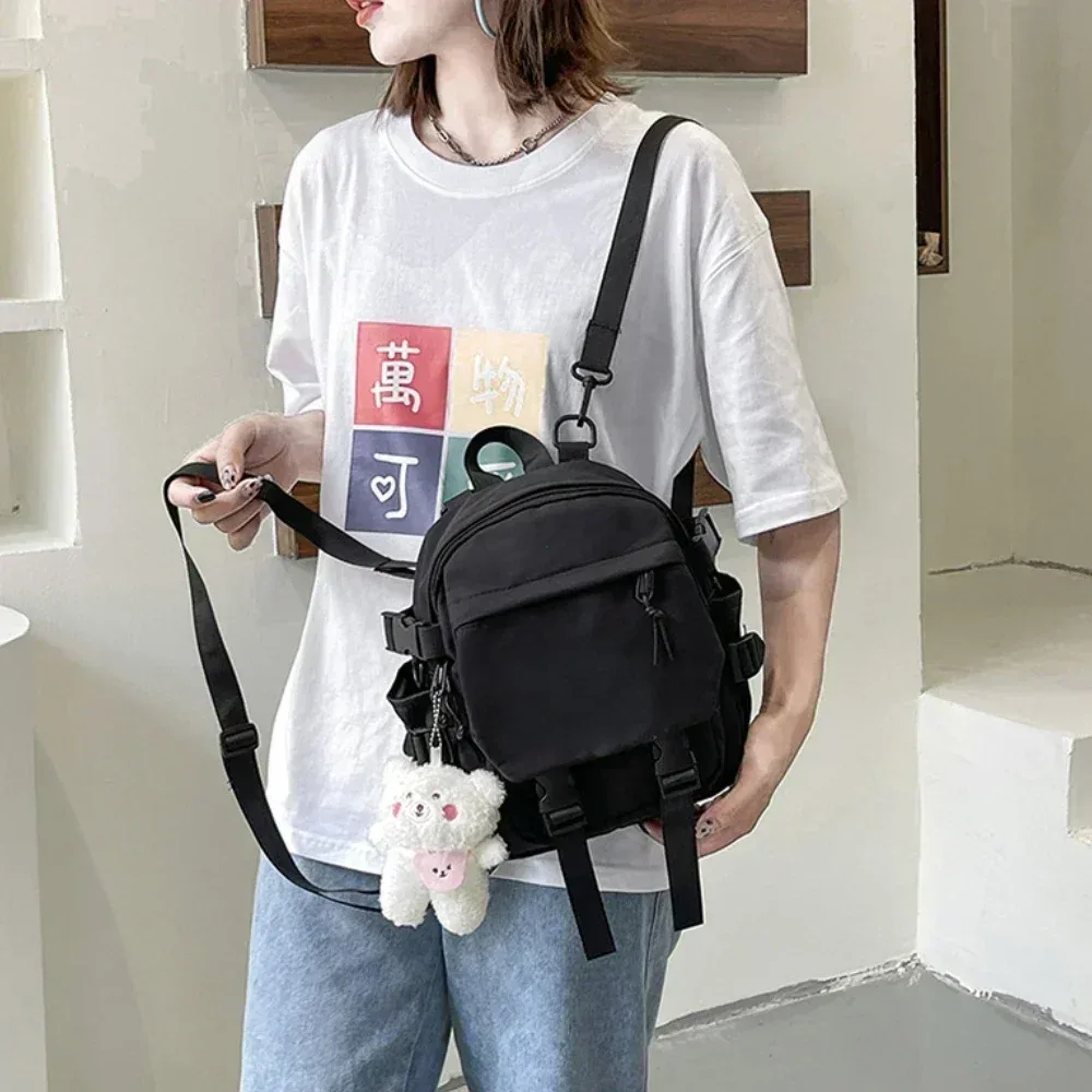 mode kawaii mini sac à dos femmes sac à bandoulière pour adolescentes multi-fonction petit sac à dos dames travle école sacs à dos