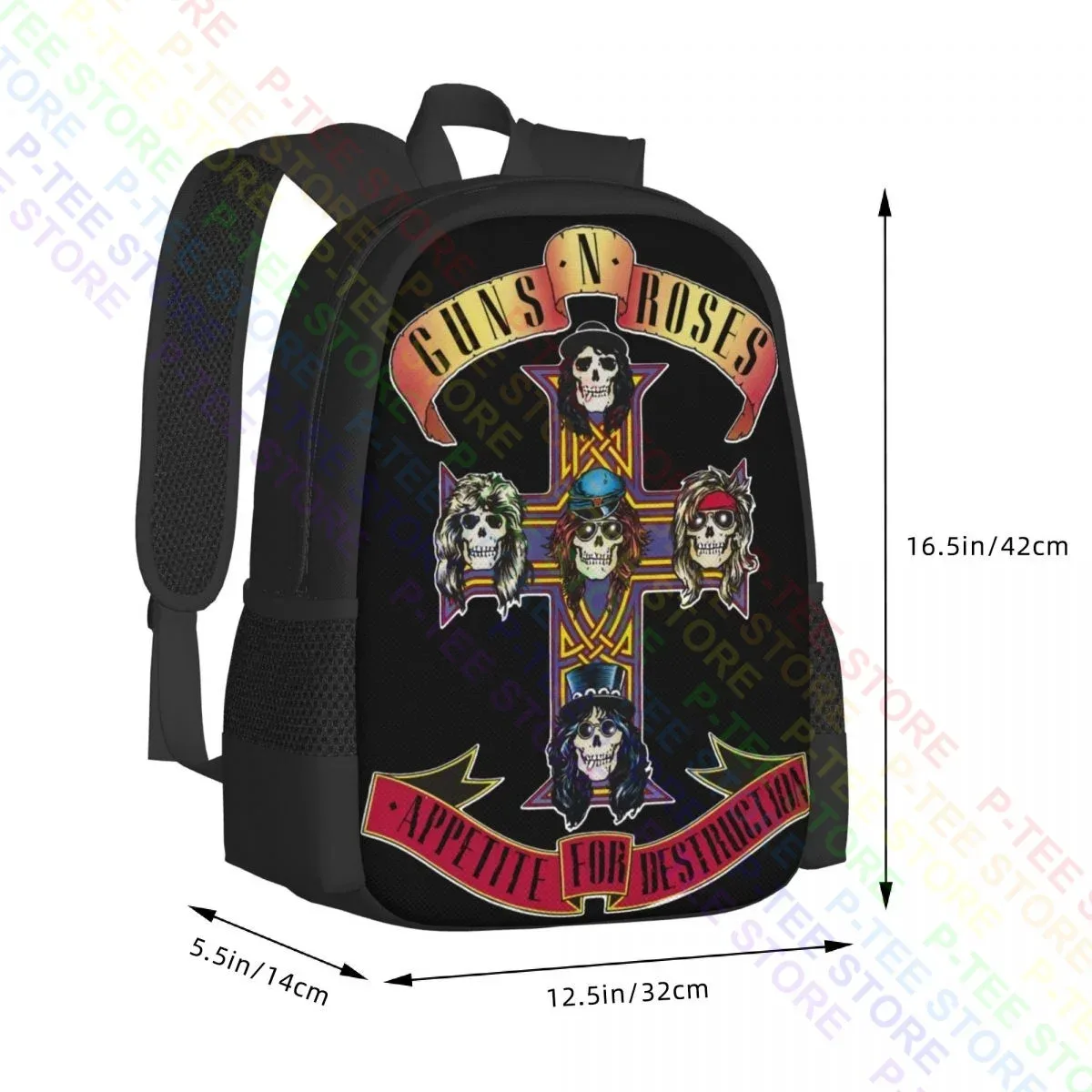 guns n roses appetite for destruction p-741sac à dos sac de sport d'entraînement de grande capacité
