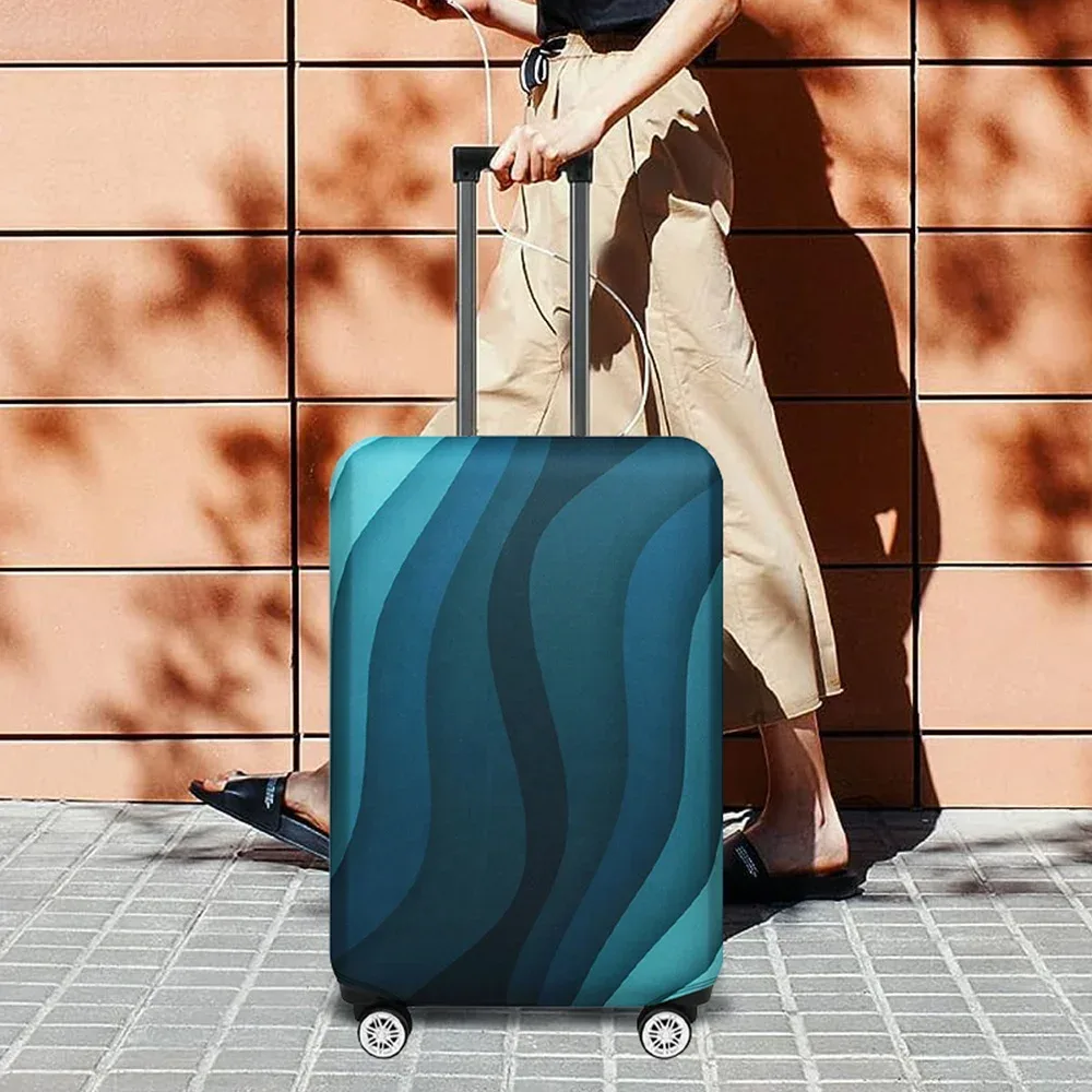 housse de protection pour bagages, compartiment à bagages en tissu extensible, étui anti-poussière pour bagages, étui de voyage durable de 18 à 32 pouces