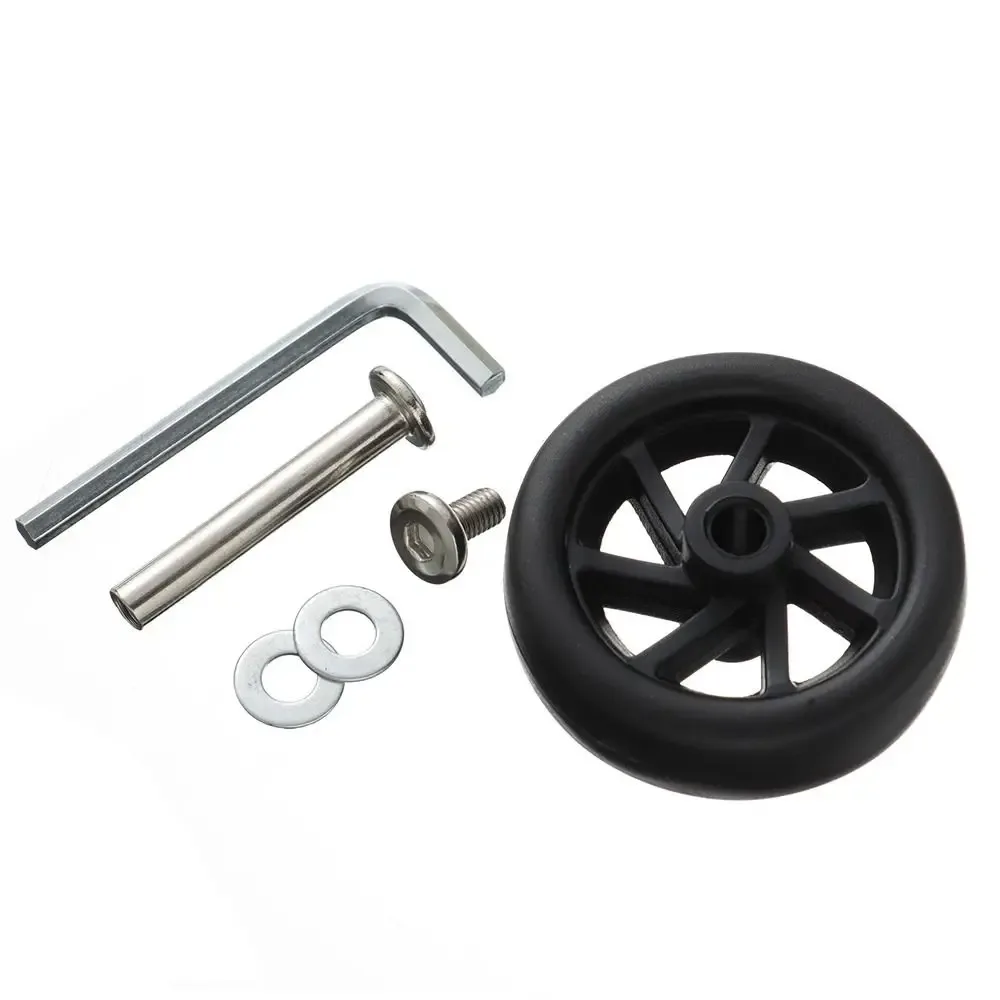 roues de remplacement avec vis pour bagages de voyage, valise, essieux, roulette silays euse 49mm-56mm, outil de réparation diy, 1/2 pièces