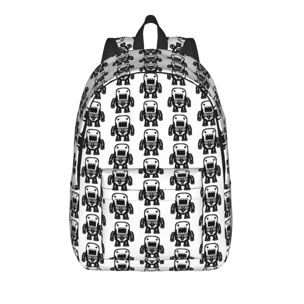 sac à dos domo kun face anime cool pour hommes et femmes, sac à dos de sport, étudiant, randonnée, voyage, meme, poupée, sac à dos de jour, sac à bandoulière pour ordinateur portable