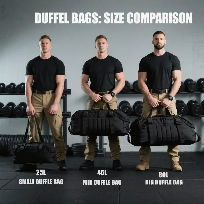 grand sac de sport 3 en 1 de 80l pour homme et femme, accessoire de voyage, de sport, de sport, de sport, d'entraînement