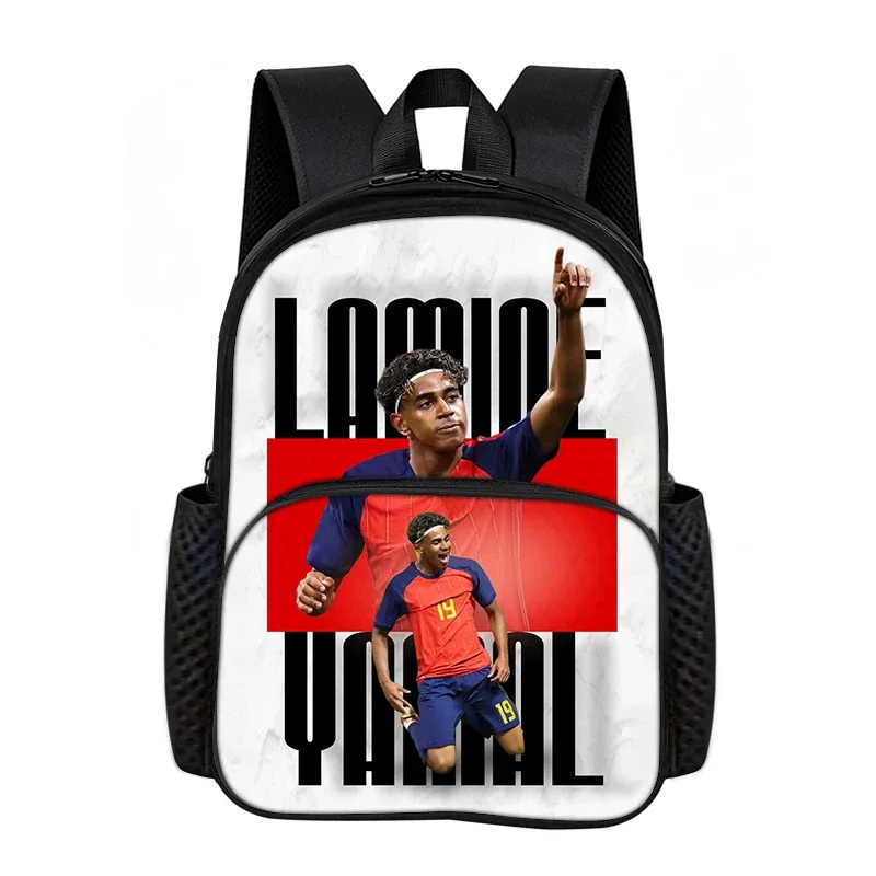 sac à dos d'école l-lamin yamal avec poche avant, idéal pour les fans de football, le meilleur cadeau pour les amateurs de sport