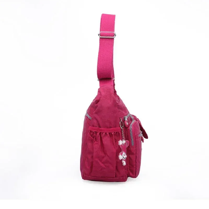 sac messager léger format a4, sac à bandoulière imperméable, sac unisexe grande capacité pour hommes et femmes