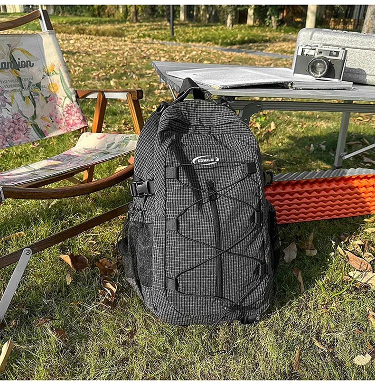 sac à bandoulière de randonnée grande capacité, imperméable, résistant à l'usure, léger, à double bandoulière, pour la randonnée et les voyages