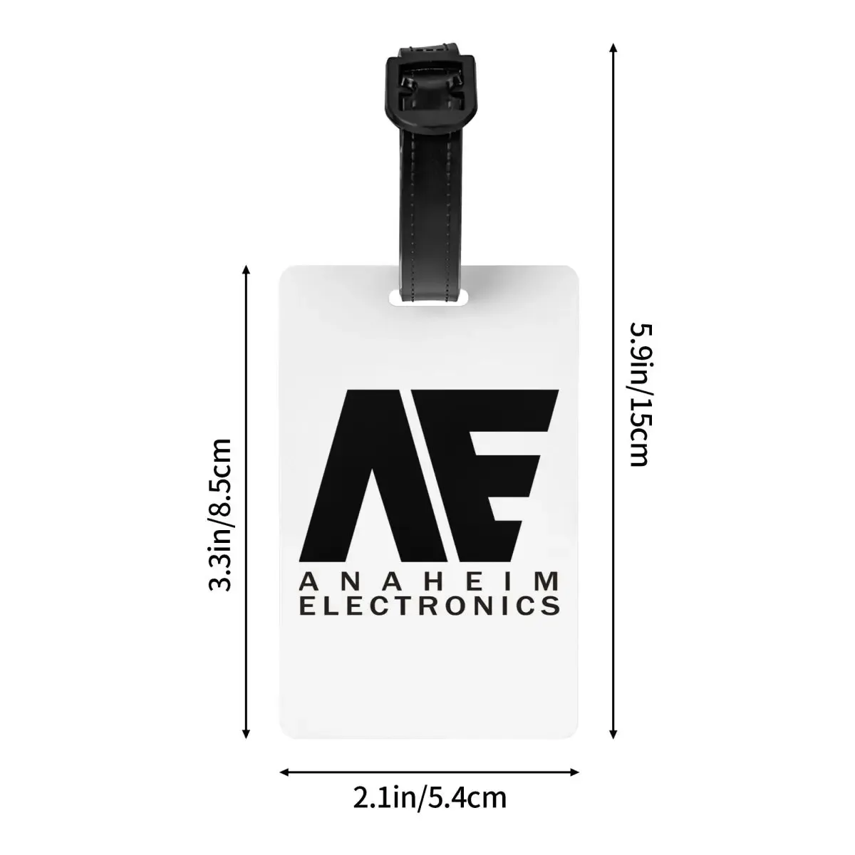 étiquettes à bagages anaheim electronics, accessoires pour valises, étiquettes de bagages de voyage, porte-étiquettes d'embarquement, porte-nom, adresse