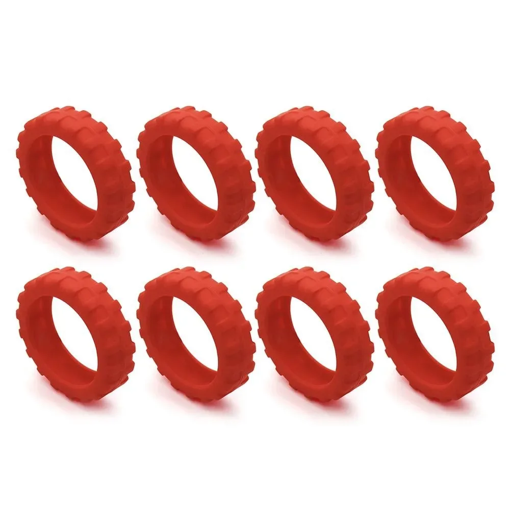 lot de 8 protections en silicone pour roulettes de valise, silencieuses et anti-bruit, pour bagages et chariots