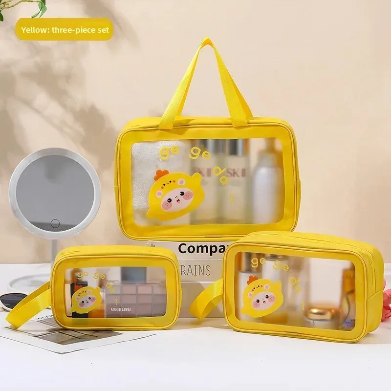 sac de voyage étanche de grande capacité pour cosmétiques, sac de toilette à séparation humide et sèche, sac de rangement pour la natation et le bain, portable et pratique