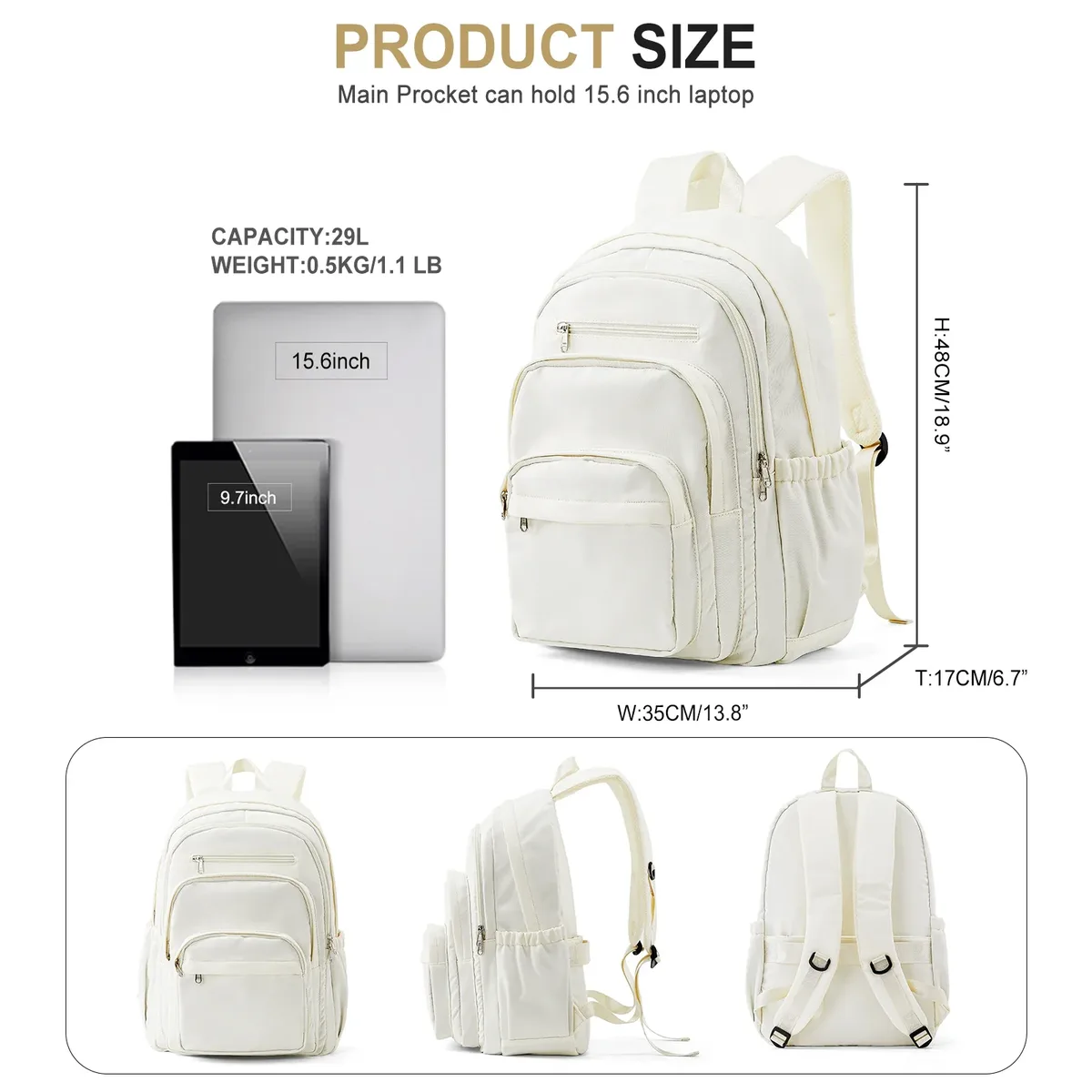 sac à dos pour filles adolescentes, sacs à dos de voyage et d'école pour garçons et enfants, sac à dos décontracté, sac d'école mignon avec plusieurs poches, sac à livres