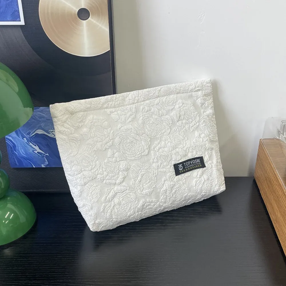 nouveau sac de maquillage à fleurs fermeture éclair grande capacité cosmétique toilette pochette de voyage sac à main de rangement organisateur femmes