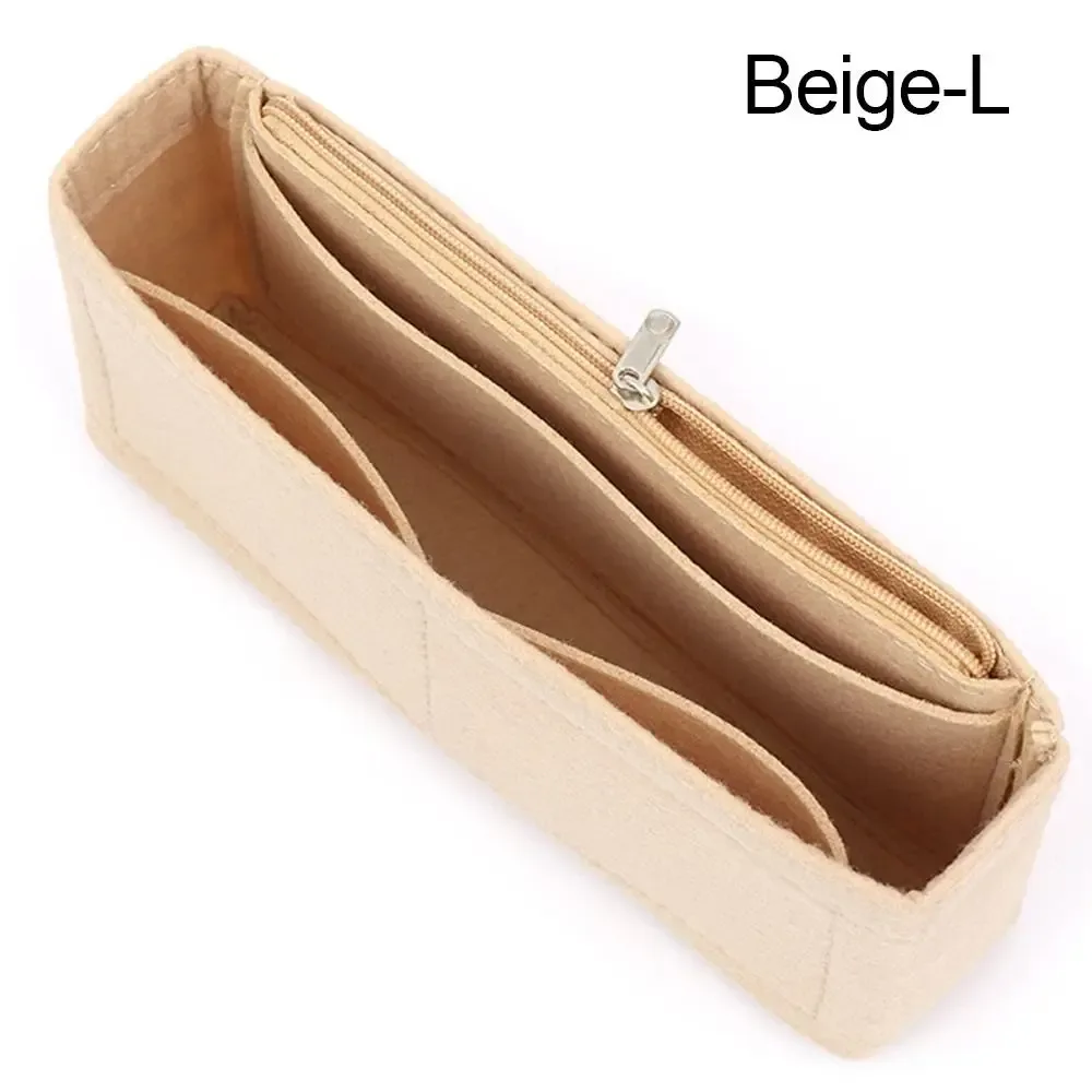 sac à main portable en feutre souple pour femme, sac de voyage, sac à main de marque, évaluateurs, organisateurs de maquillage