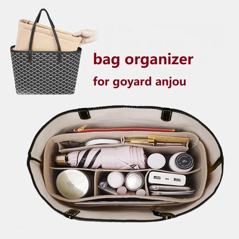【Organizer uniquement】 pour Goyard Saint Louis PM GM sac fourre-tout organisateur insérer sac intérieur de maquillage