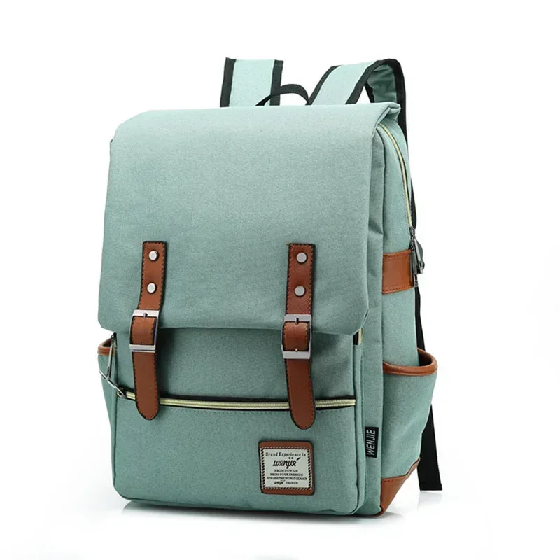 sac à dos vintage pour ordinateur portable de 16 pouces, sacs en toile pour femmes, sacs de voyage en toile pour hommes, sacs à dos décontractés rétro, sacs d'école pour adolescents