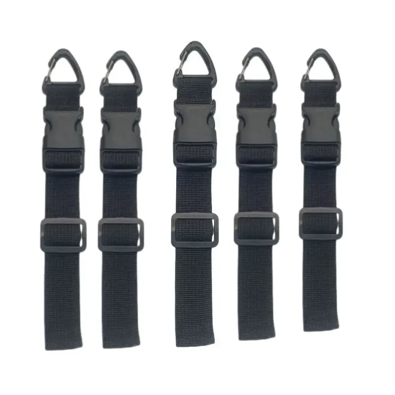 lot de 5 organiseurs de câbles extensibles robustes et réglables avec verrouillage à boucle tri-axe, support de câble en pp noir durable pour garage