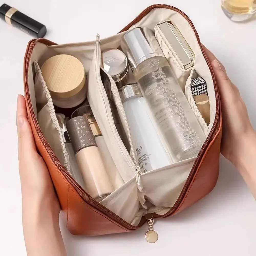 sacs de maquillage en forme d'oreiller, trousse de toilette pour femmes, étui de maquillage, pochette de rangement, boîte de luxe pour femme, sac de voyage, trousse de maquillage, organisateur de maquillage