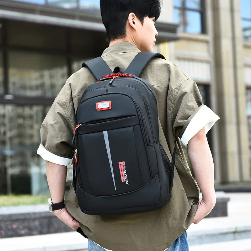 sac à dos pour ordinateur portable d'affaires de grande capacité pour hommes, sac de voyage pour femmes, sacs à double épaule pour lycéens et moyens