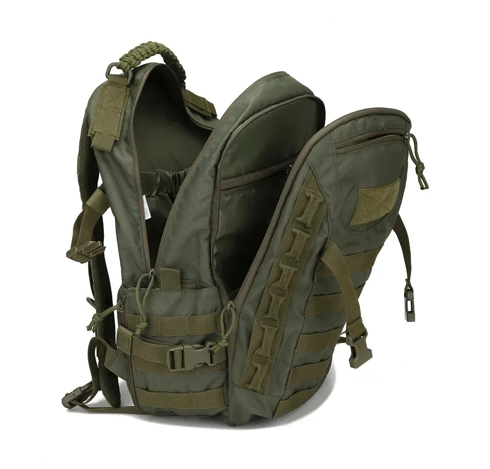 sac à dos d'extérieur 35l, camouflage étanche, camping, randonnée, grand sac de sport résistant à l'usure