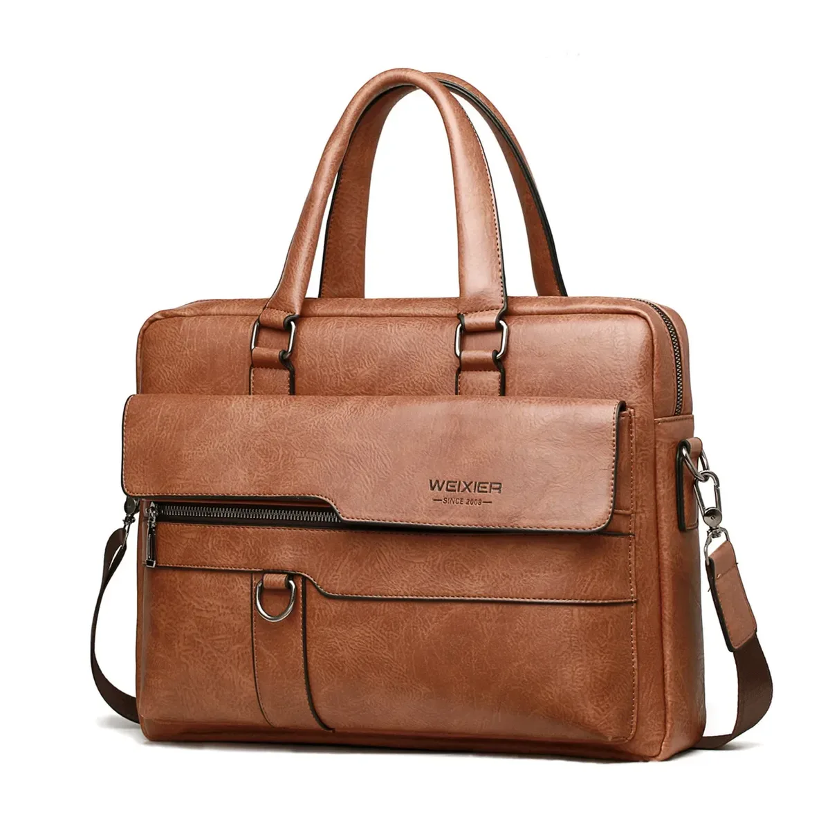 2025 hommes porte-documents sac de haute qualité affaires célèbre marque pu cuir épaule sacs de messager bureau sac à main 14 pouces pochette d'ordinateur