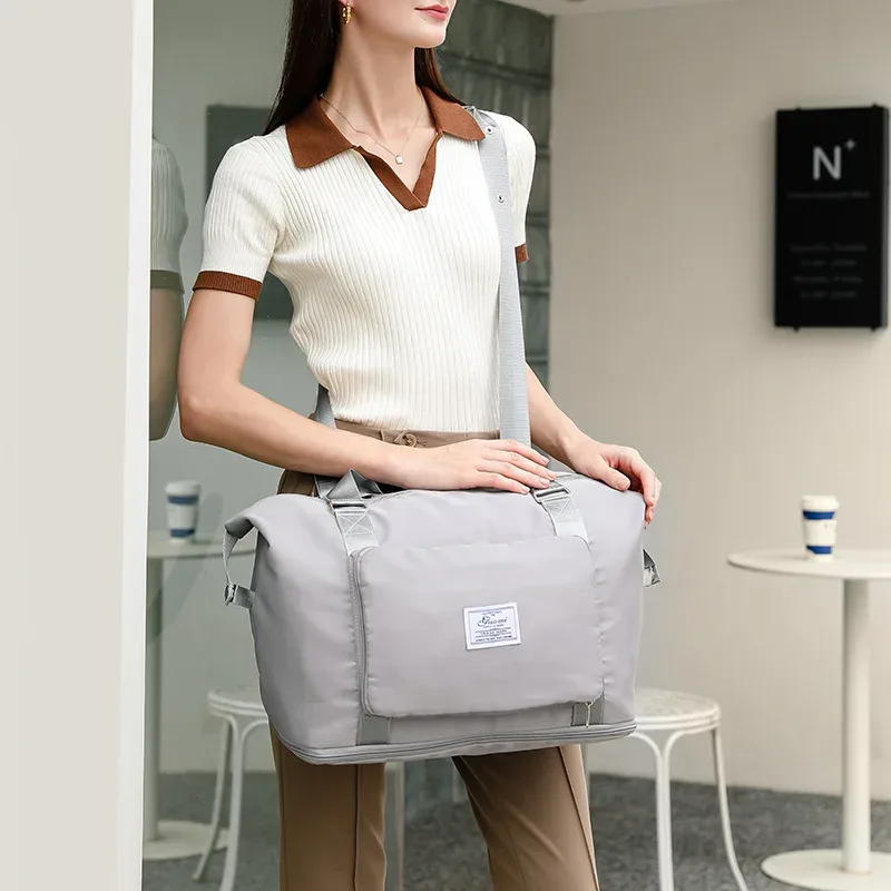 nouveaux sacs de voyage de grande capacité pour dames pliable femmes sac à dos de voyage sport gymnase yoga sac étanche sac à main de sport