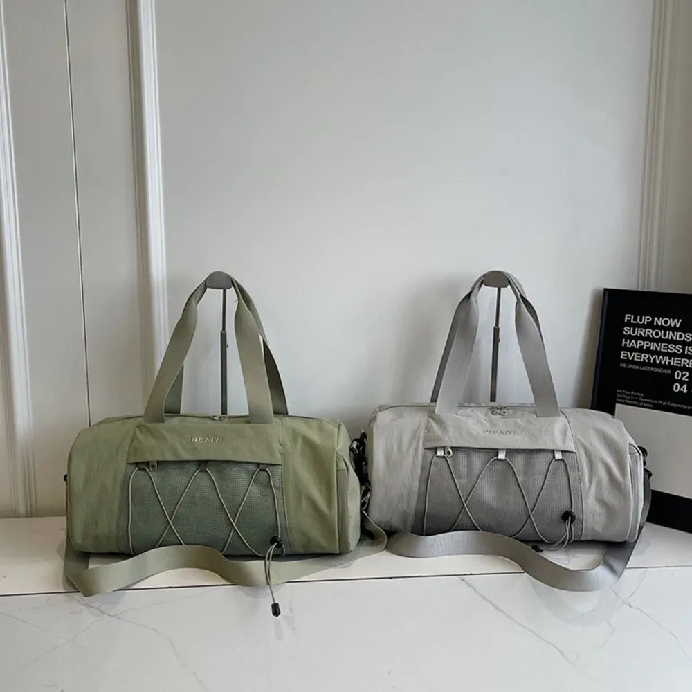 sac de voyage coréen grande capacité, imperméable, pour sport et fitness, sac à bandoulière avec compartiment sec et humide séparé