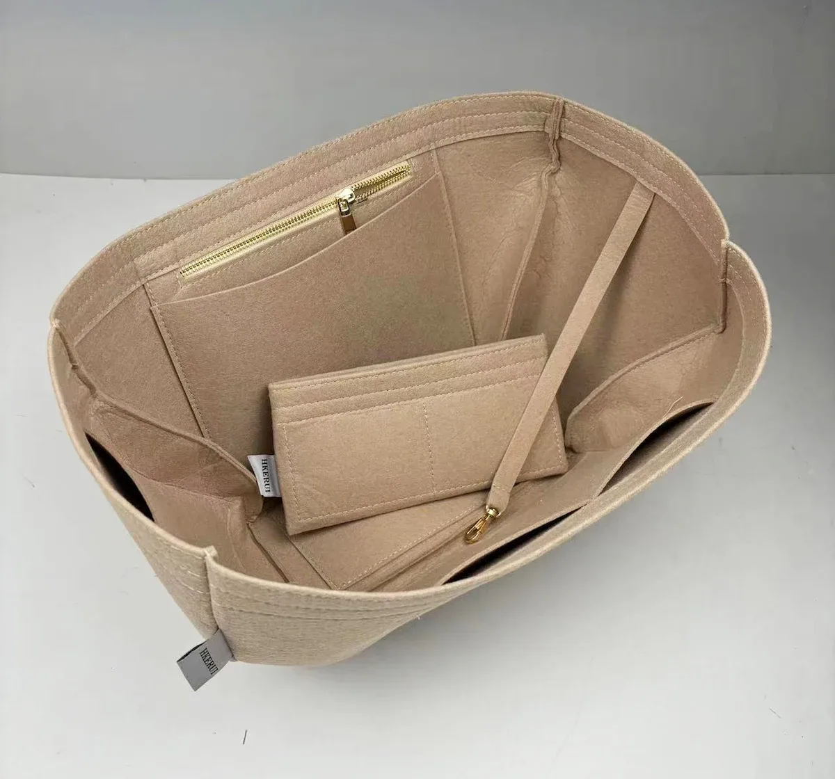 organisateur intérieur pour sac à main liner cyme mini - 30 couleurs fait main, pochette de rangement pour maintenir la forme, insert pour sac à main cyme mini