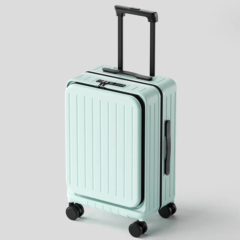 nouvelle valise ouverte avant cabane boîtier de chariot 20/24/26 pouces cadre de haute qualité valise de grande capacité étui de voyage pour hommes et femmes