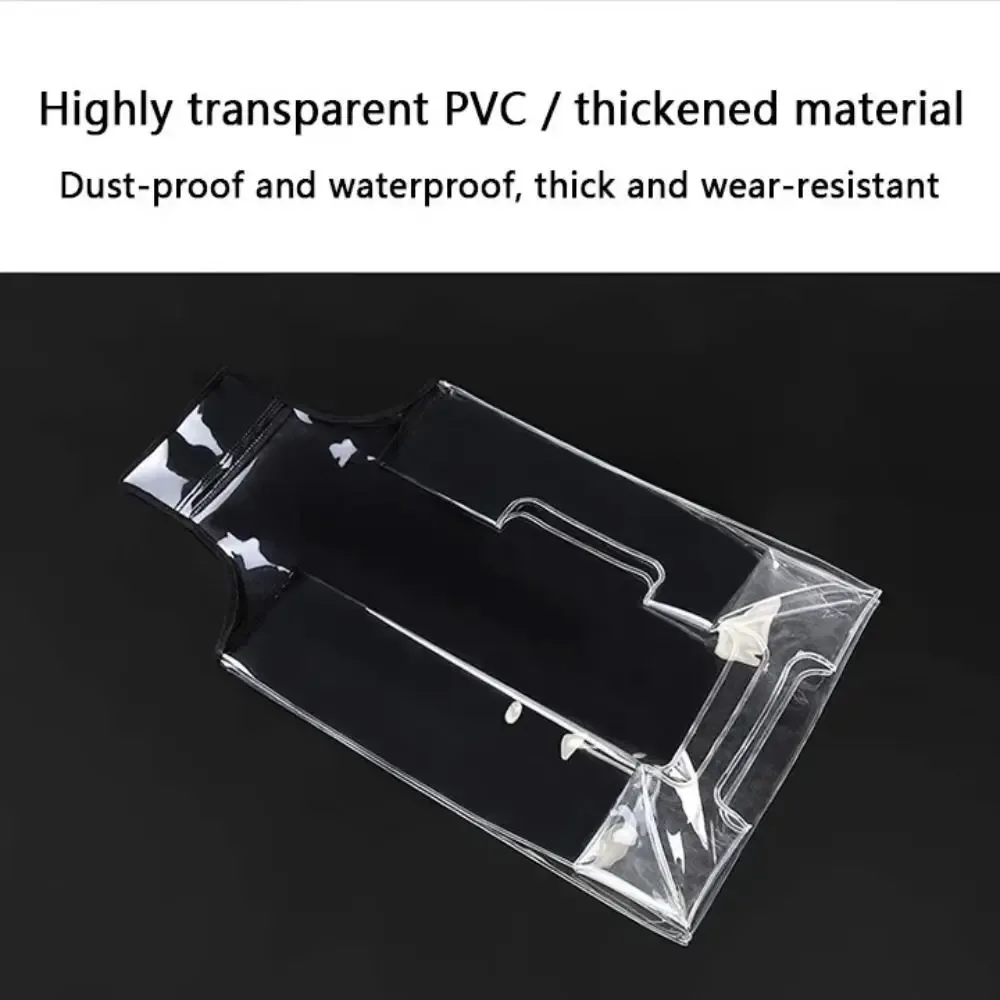 housse de valise transparente en pvc, sans démontage requis, imperméable, anti-poussière, accessoires de voyage, résistante à l'usure