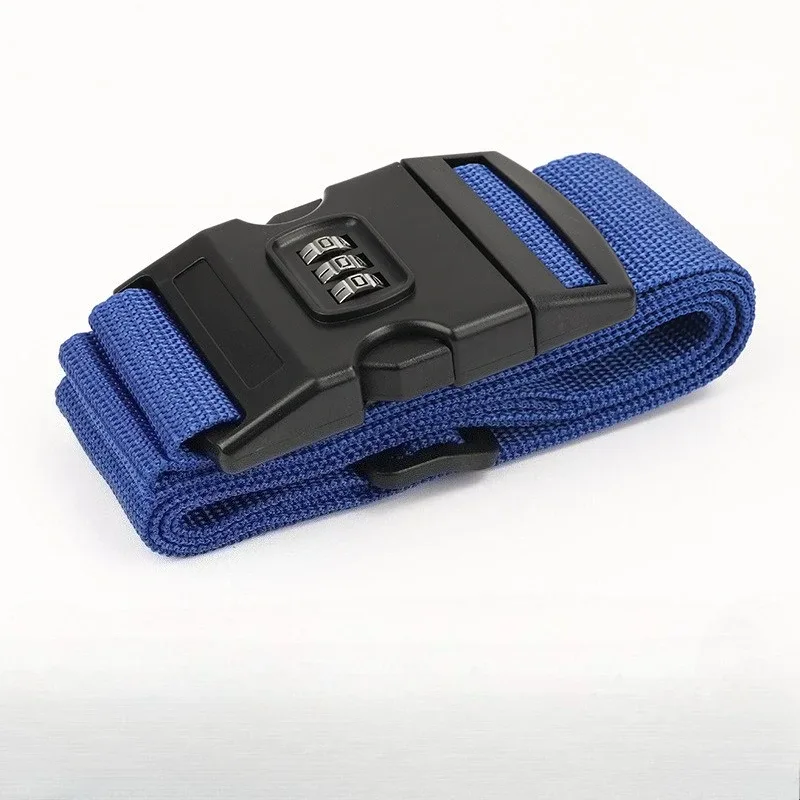 sangle de bagage pour voyage, avec serrure à code réglable, sangle de fixation, boucle de sécurité pour bagages, accessoires de voyage, 1 pièce