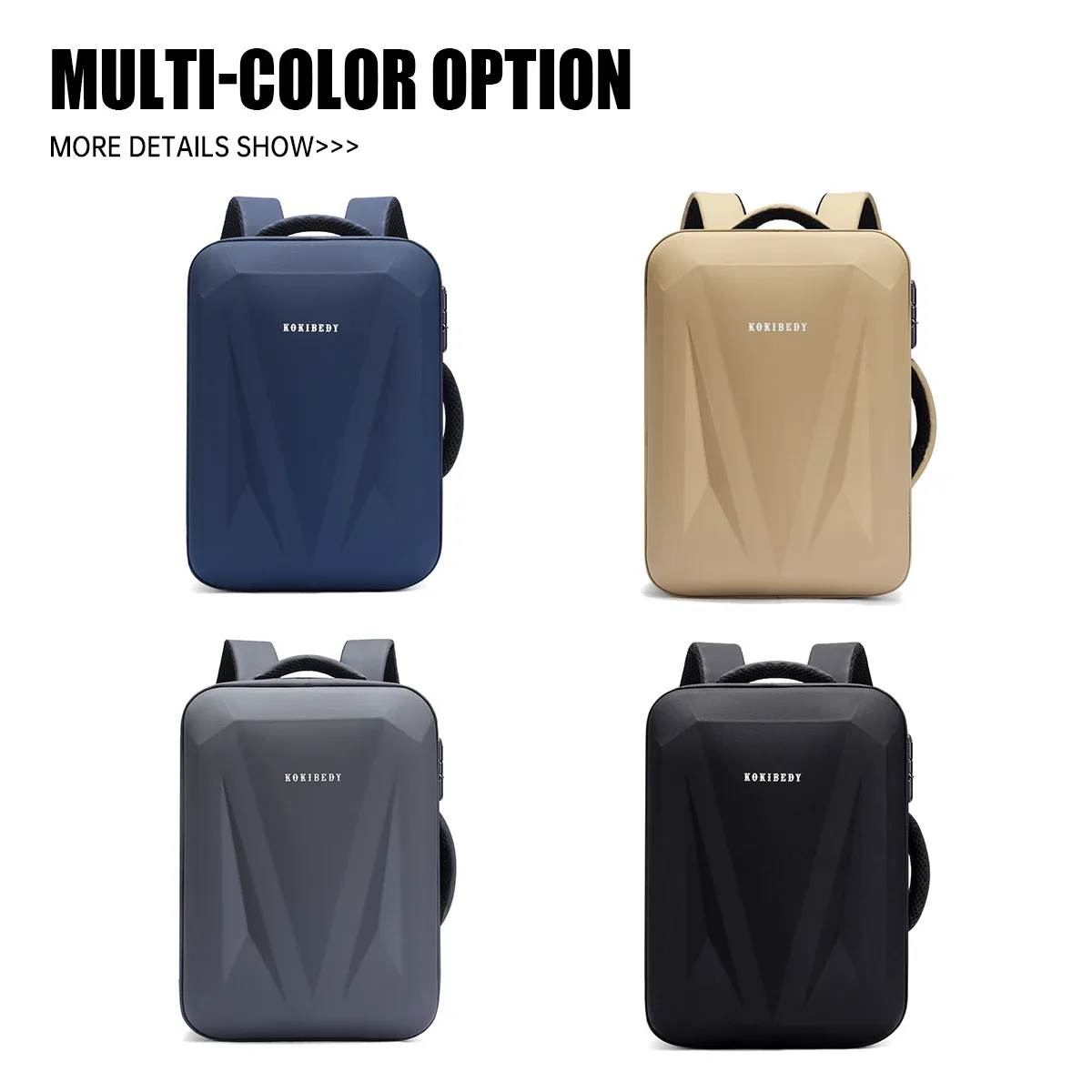 sac à dos pour homme avec protection par mot de passe, sac à dos de jeu à coque rigide, sac pour ordinateur portable de grande capacité, sac à dos haut de gamme pour les voyages d'affaires