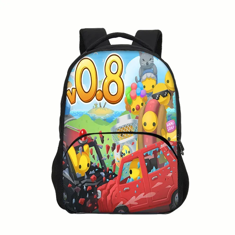 sac à dos pour enfants, vie oscillante, dessin animé poulpe monstre, école primaire et secondaire