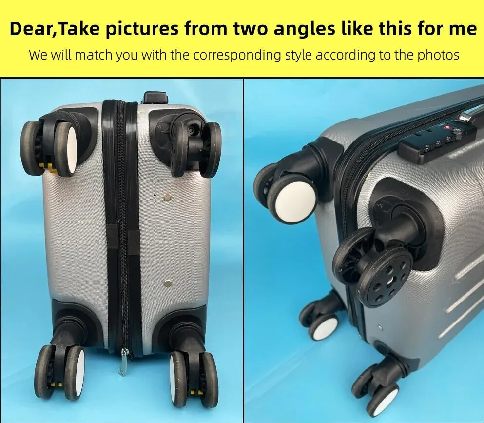 roues pour bagages delsey, roulettes résistantes à l'usure pour valises à roulettes, accessoires, boîte à code, pièces de rechange pour la réparation de bagages de voyage