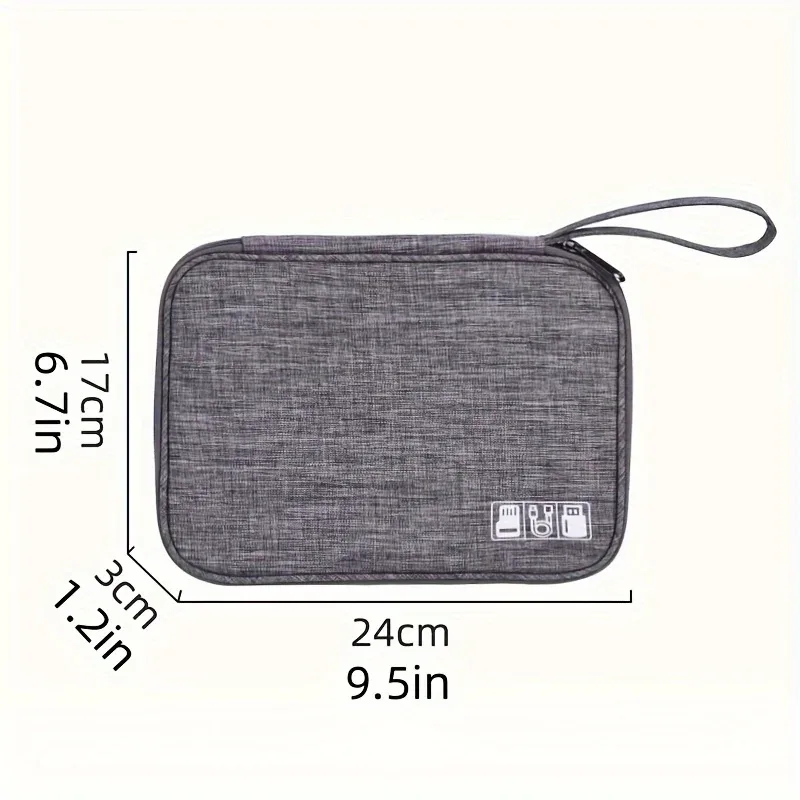 1 sac de rangement pour rouge à lèvres, sac de rangement pour fond de teint et crayon à sourcils, sac de maquillage portable pour voyage