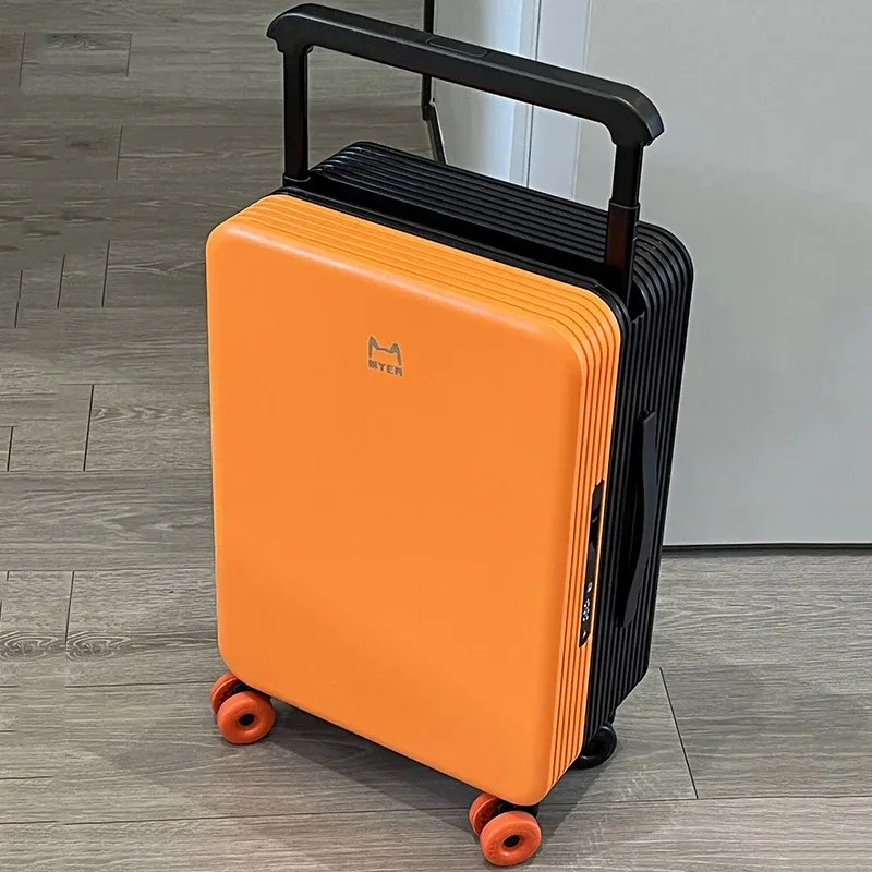 valise klqdzms 20 pouces en abs + pc, grande capacité, valise à roulettes, valise pour femme, valise à code pour homme, bagage à roulettes