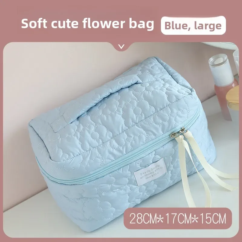 sac de maquillage couleur bonbon style ins, nouveau sac de luxe léger pour femme, trousse à rouge à lèvres, sac de rangement cosmétique portable de voyage, trousse de toilette