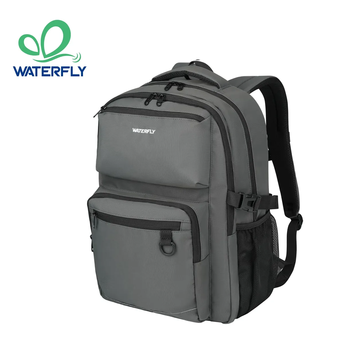 waterfly 15,6" sac à dos pour ordinateur portable anti-vol résistant à l'eau tsa friendly sac d'école de voyage pour femmes et hommes