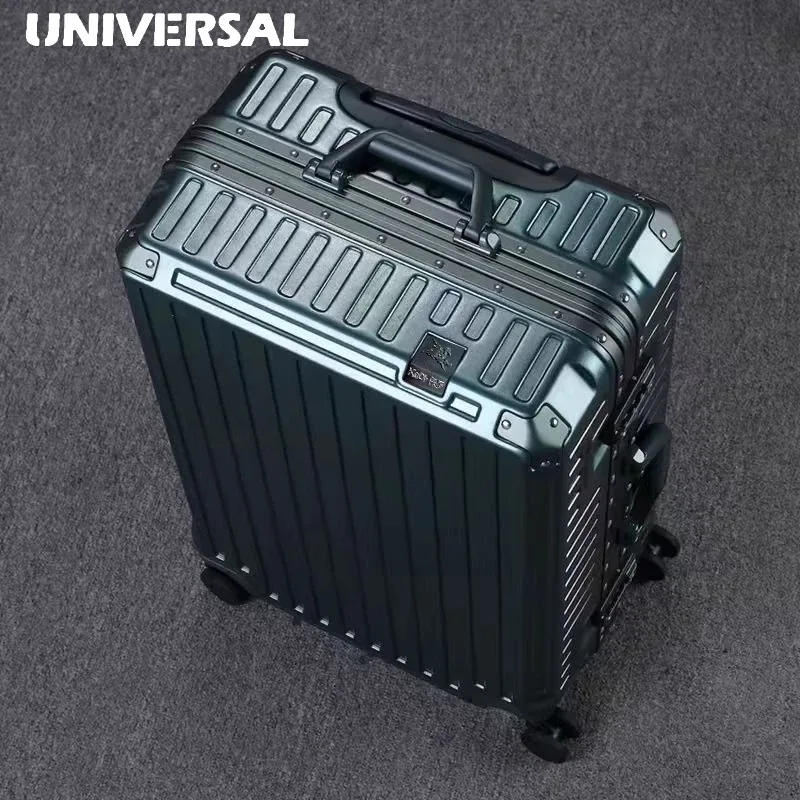 valise little diamond, cadre en aluminium massif, boîte de voyage résistante aux rayures et à l'usure, valise rigide, valise de cabine silencieuse, universelle