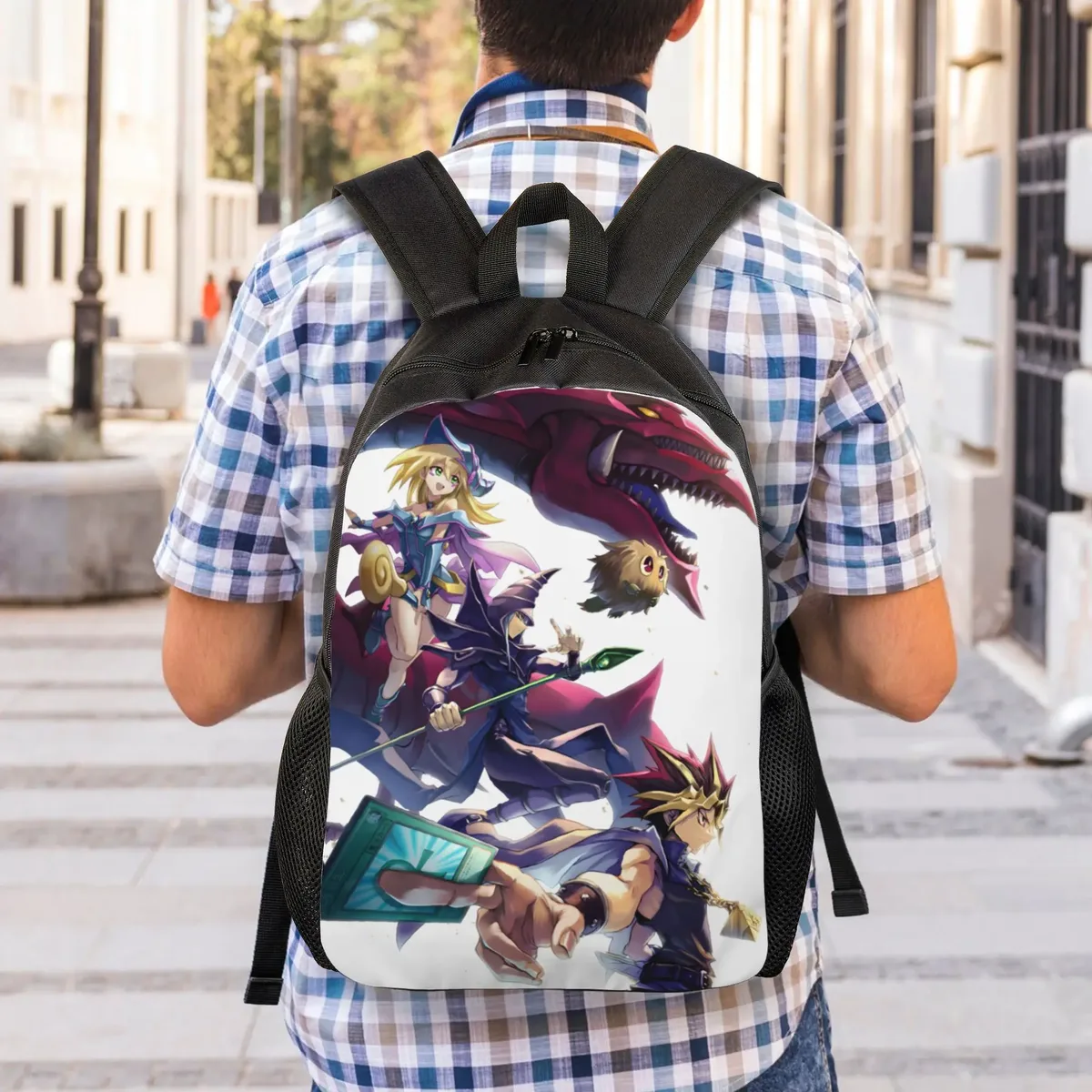 sac à dos yu gi oh! (1 pièce) sac à dos - nouvelle année scolaire commençant