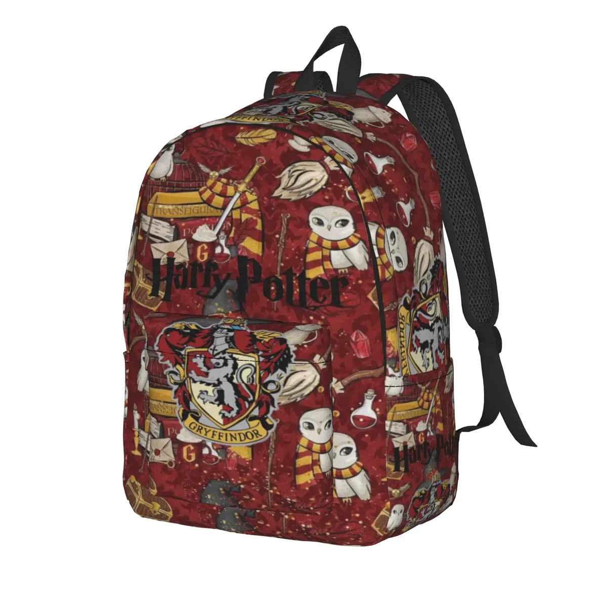 Sac à dos magique Harry Potter H-HP-P pour hommes et femmes, sac à dos décontracté pour étudiants, sac à dos d'affaires, sac à dos pour ordinateur portable en toile avec poche