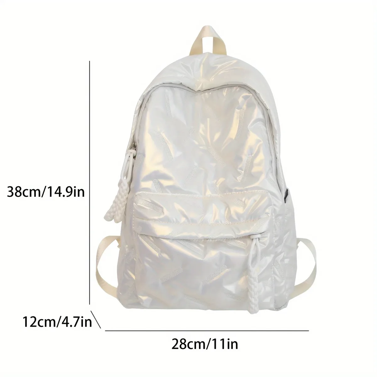 sacs à dos de grande capacité pour femmes, sac de voyage imperméable en nylon à la mode, cartable pour adolescents