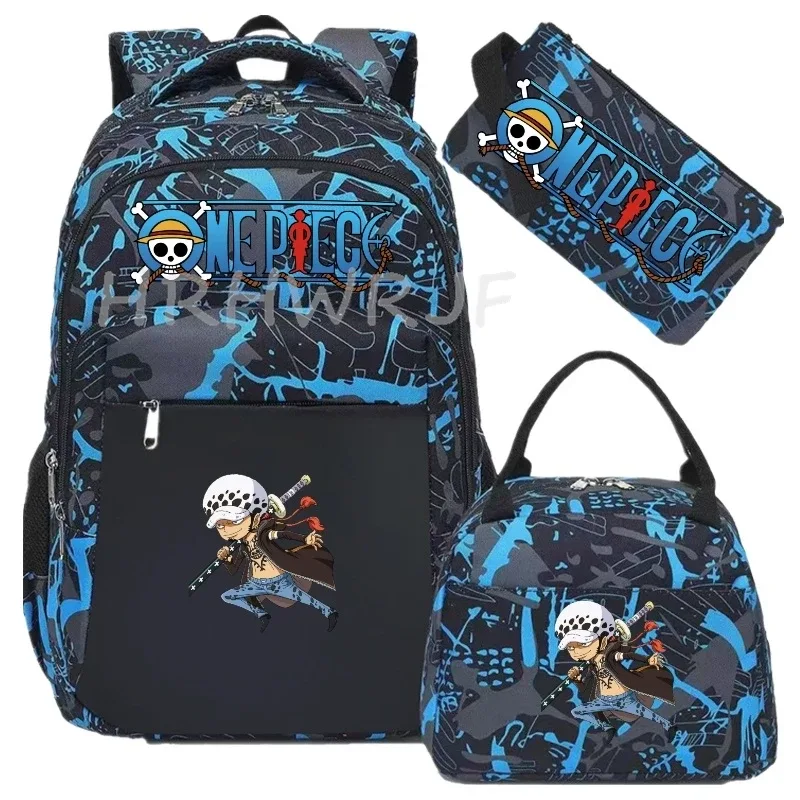 sac à dos one piece monkey d luffy, sac à dos de loisirs unisexe, sac de voyage pour ordinateur portable, sac d'école léger et décontracté, mochilas