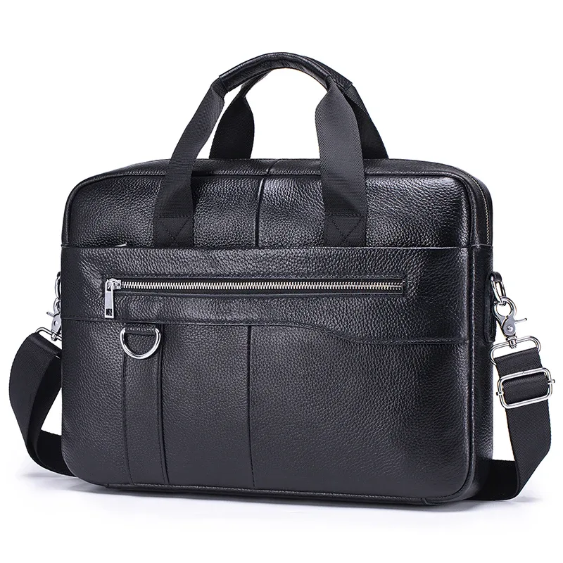 sac à main vintage en cuir véritable pour homme, grand sac pour ordinateur portable, sac de travail en cuir de vachette, sac de voyage d'affaires, sac à bandoulière